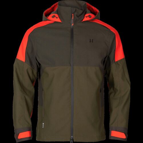 Härkila Herren Jacke Pro Hunter Dog Keeper GTX Willow green/Orange 48