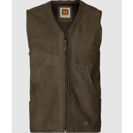 H&auml;rkila Herren Lederweste Pro Hunter Willow green 52