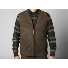 H&auml;rkila Herren Lederweste Pro Hunter Willow green 52