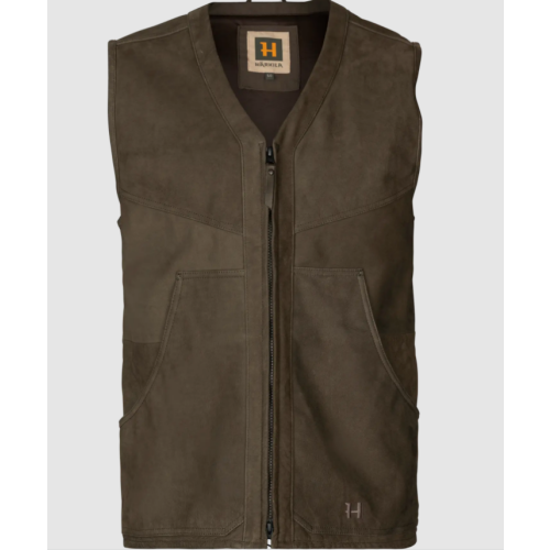 Härkila Herren Lederweste Pro Hunter Willow green 58