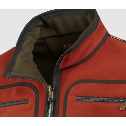 H&auml;rkila Herren Fleecejacke Kamko Green/Bordeaux XXL