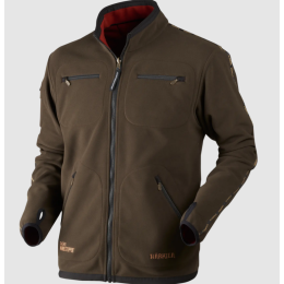 H&auml;rkila Herren Fleecejacke Kamko Green/Bordeaux XXL