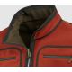 Härkila Herren Fleecejacke Kamko Green/Bordeaux XXL