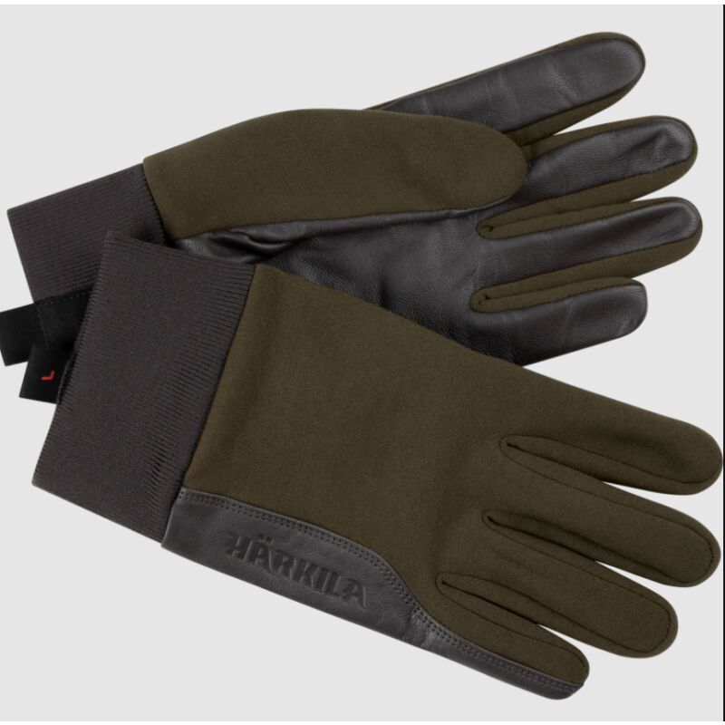 Hrkila Herren Schiehandschuhe Driven Hunt Willow green/Shadow brown M
