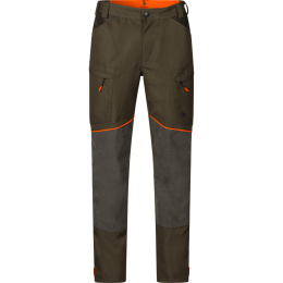 Seeland Herren Hose Venture Pine green/Hi-Vis orange