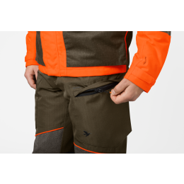 Seeland Herren Hose Venture Pine green/Hi-Vis orange