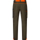 Seeland Herren Hose Venture Pine green/Hi-Vis orange