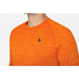 Seeland Herren Langarmshirt Active Hi-vis orange