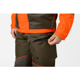 Seeland Herren Hose Venture Pine green/Hi-Vis orange 60