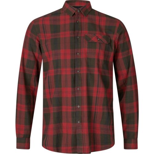 Seeland Herren Hemd Highseat Red forest check 3XL