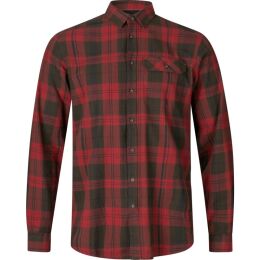 Seeland Herren Hemd Highseat Red forest check 3XL