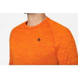 Seeland Herren Langarmshirt Active Hi-vis orange 3XL