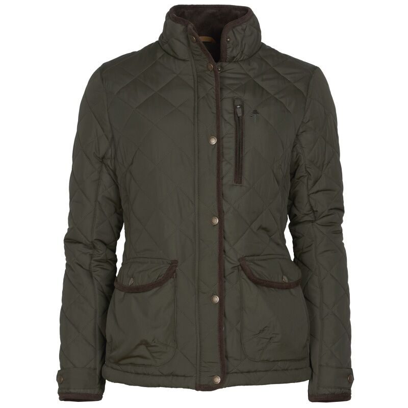 Pinewood Damen Steppjacke Nydala Classic Quilt Mossgreen XXL