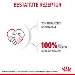 ROYAL CANIN Nassfutter Starter Mousse f&uuml;r tragende H&uuml;ndinnen und Welpen von der 3. - 8. Woche 12x195 g