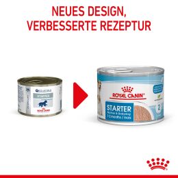 ROYAL CANIN Nassfutter Starter Mousse f&uuml;r tragende H&uuml;ndinnen und Welpen von der 3. - 8. Woche 12x195 g