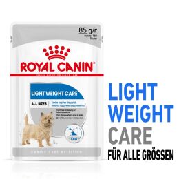 ROYAL CANIN Nassfutter Light Weight Care f&uuml;r Hunde mit Neigung zu &Uuml;bergewicht 12x85 g