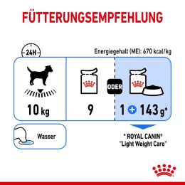 ROYAL CANIN Nassfutter Light Weight Care f&uuml;r Hunde mit Neigung zu &Uuml;bergewicht 12x85 g