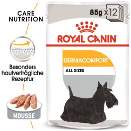 ROYAL CANIN Nassfutter Dermacomfort f&uuml;r empfindliche Haut 12x85 g