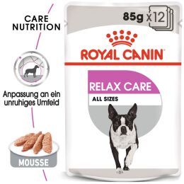 ROYAL CANIN Nassfutter Relax Care für Hunde in unruhigem Umfeld 12x85 g