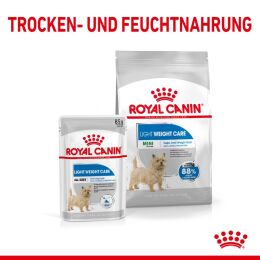 ROYAL CANIN Trockenfutter Light Weight Care Mini f&uuml;r zu &Uuml;bergewicht neigenden Hunden