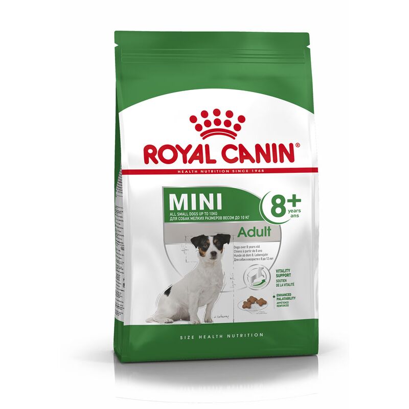 ROYAL CANIN ltere Kleine Hunde Trockenfutter Mini Adult 8+