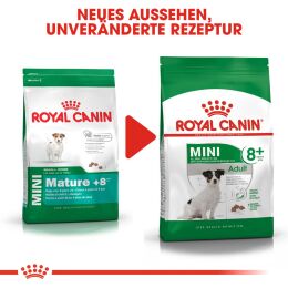 ROYAL CANIN ltere Kleine Hunde Trockenfutter Mini Adult 8+