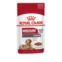 ROYAL CANIN &Auml;ltere Mittelgro&szlig;e Hunde Nassfutter Medium Ageing 10+ 10x140 g