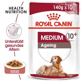 ROYAL CANIN &Auml;ltere Mittelgro&szlig;e Hunde Nassfutter Medium Ageing 10+ 10x140 g