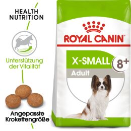 ROYAL CANIN &Auml;ltere Sehr Kleine Hunde Trockenfutter X-Small Adult 8+ 3 Kg