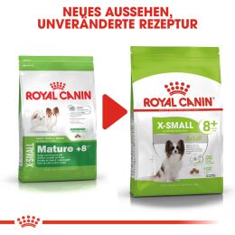 ROYAL CANIN &Auml;ltere Sehr Kleine Hunde Trockenfutter X-Small Adult 8+ 3 Kg
