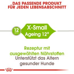 ROYAL CANIN &Auml;ltere Sehr Kleine Hunde Trockenfutter X-Small Ageing 12+ 1,5 Kg