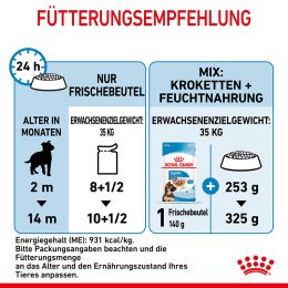 ROYAL CANIN Gro&szlig;e Hunde Nassfutter Maxi Welpen bis zum 15. Monat 10x140 g