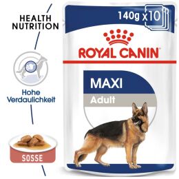 ROYAL CANIN Gro&szlig;e Hunde Nassfutter Maxi Adult 10x140 g