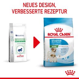 ROYAL CANIN Kleine Hunde Trockenfutter Mini Starter f&uuml;r tragende H&uuml;ndin und Welpen ab der 3. - 8. Woche 4 Kg