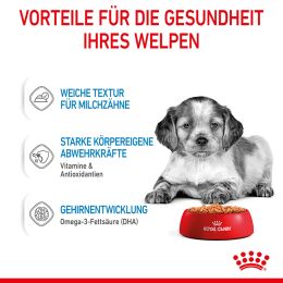 ROYAL CANIN Mittelgro&szlig;e Hunde Nassfutter Welpen bis zum 12. Monat 10x140 g