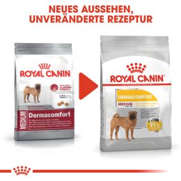 ROYAL CANIN Mittelgro&szlig;e Hunde Trockenfutter Dermacomfort Medium f&uuml;r empfindliche Haut