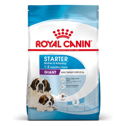 ROYAL CANIN Sehr Große Hunde Trockenfutter Starter Giant tragende Hündin und Welpen 15 Kg