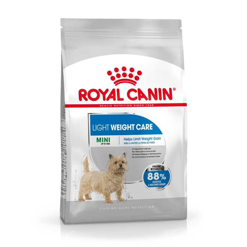 ROYAL CANIN Trockenfutter Light Weight Care Mini für zu Übergewicht neigenden Hunden 8 Kg