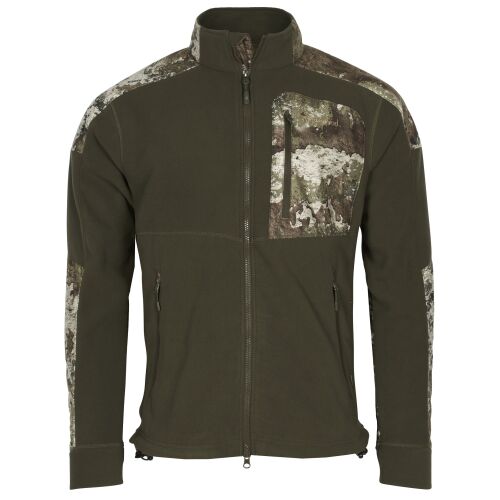 Pinewood Herren Fleecejacke Smaland Hunters Camou H.Brown/Strata