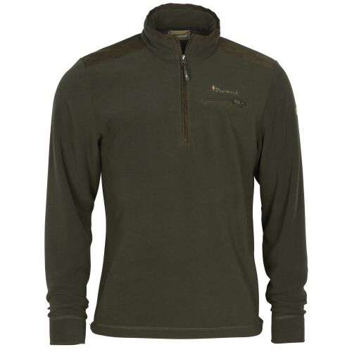 Pinewood Herren Fleecepullover Smaland Hunters Half-Zip H.Brown