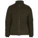 Pinewood Damen Wattierte Fleecejacke Harriette Green/Suede Brown