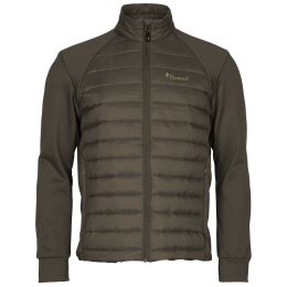 Pinewood Herren Power-Fleecejacke Finnveden Hybrid Dusty Brown