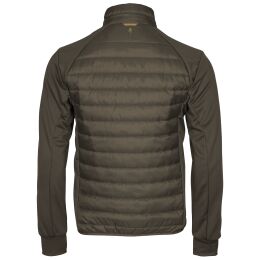 Pinewood Herren Power-Fleecejacke Finnveden Hybrid Dusty Brown