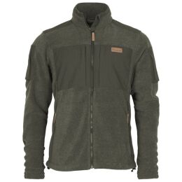 Pinewood Herren Fleecejacke Lappland Rough Olive Mel/D.Olive