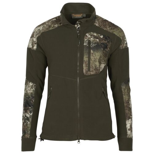 Pinewood Damen Fleecejacke Smaland Hunters Camou H.Brown/Strata S