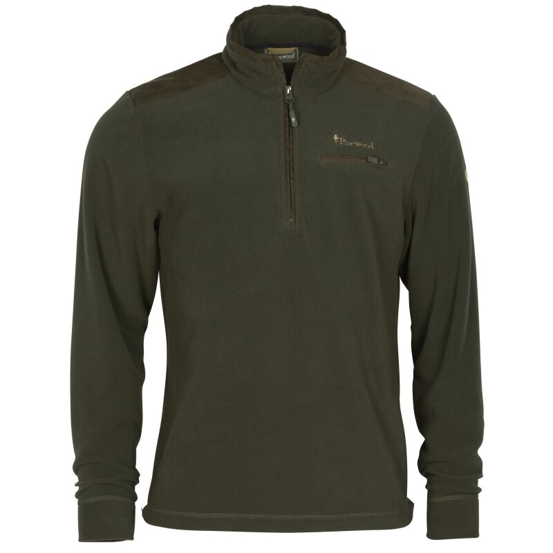 Pinewood Herren Fleecepullover Smaland Hunters Half-Zip H.Brown XXL