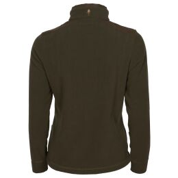 Pinewood Damen Fleecepullover Smaland Hunters Half-Zip H.Brown M