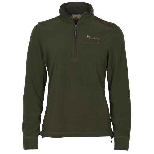 Pinewood Damen Fleecepullover Smaland Hunters Half-Zip H.Brown L