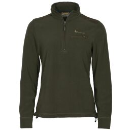 Pinewood Damen Fleecepullover Smaland Hunters Half-Zip H.Brown L