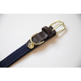 Kentucky Dogwear Hundehalsband gekn&uuml;pftes Nylon Navy M/L 58cm